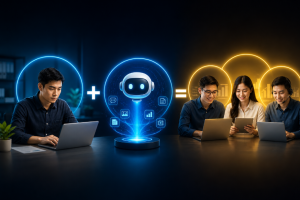 AI tăng năng suất nhân viên, ứng dụng AI trong doanh nghiệp, đào tạo AI cho nhân sự, AI và hiệu quả công việc